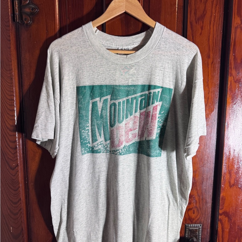 Vintage 1980s Mountain Dew shirt